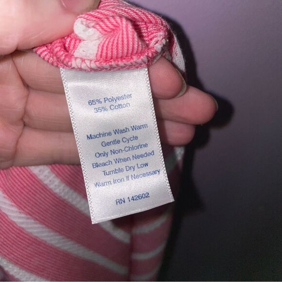 Sail to Sable Size L Jetting to Jetties Maxi Dress Pink White Preppy Coastal - Picture 6 of 9